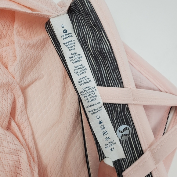 Lululemon Built-In Bra Tank (Light Pink, Size 6) - Picture 4 of 4